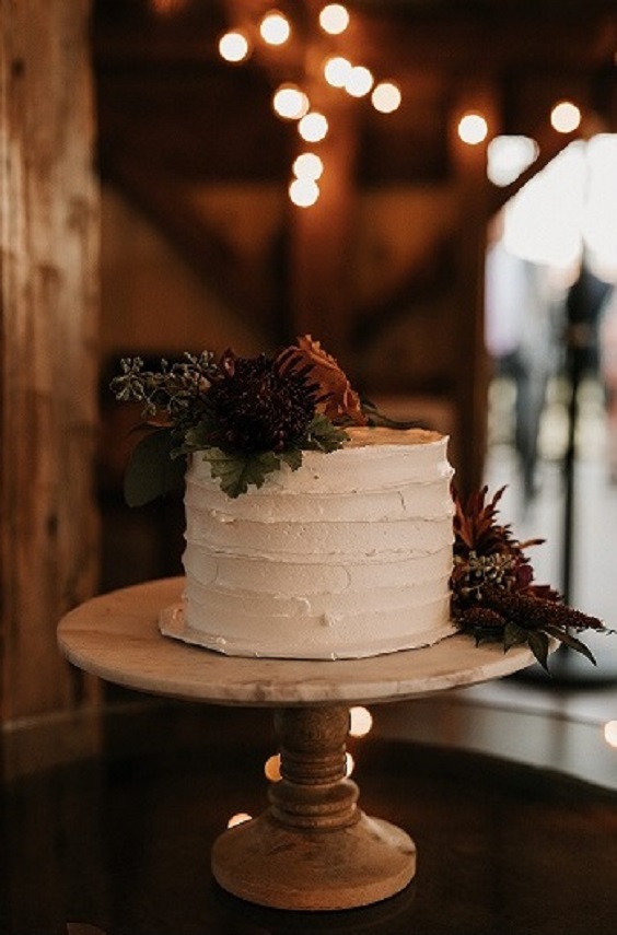 Wedding Cakes for for Navy Blue, White and Withered Yellow Rustic Wedding Color Palettes 2023