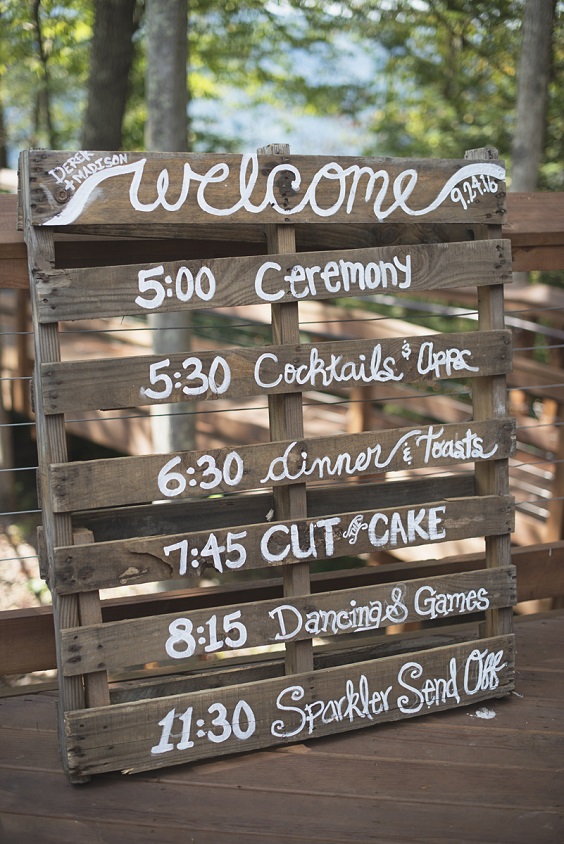 Wedding Welcome Signs for Maroon, Yellow and Burnt Orange Rustic Wedding Color Palettes 2023