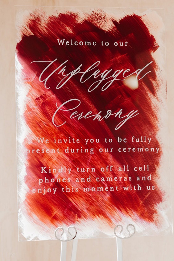 maroon wedding welcome sign for november wedding colors 2023 maroon and green