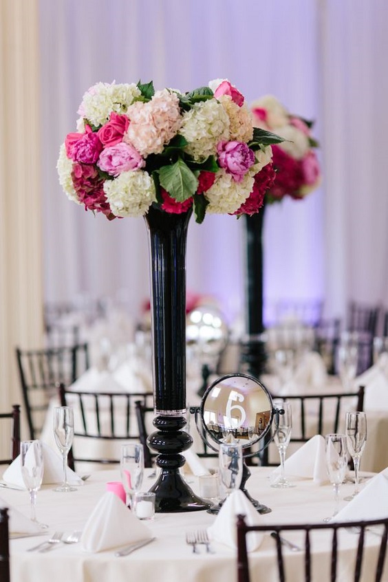 Wedding Decorations for Pink and Black March Wedding Color Combinations 2023