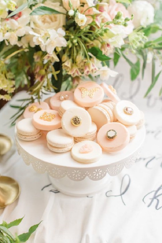 Peach Wedding Biscuits for Blush and Peach July Wedding Color Combinations 2023