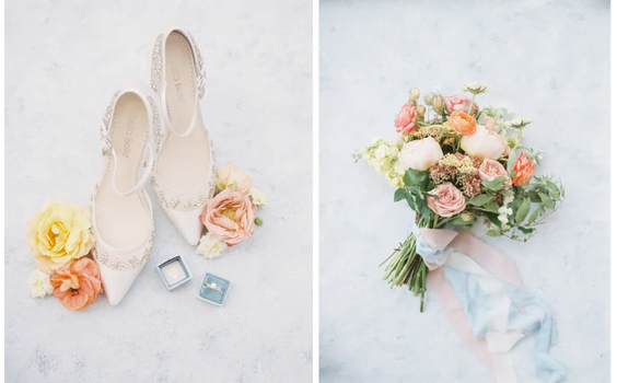 Wedding Shoes Wedding Bouquets for Dusty Blue and Dusty Rose July Wedding Color Combinations 2023