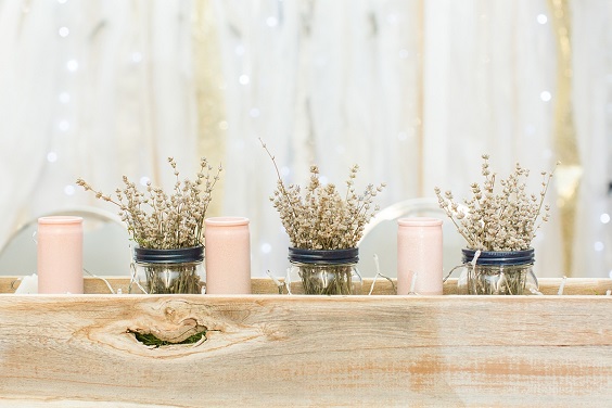 dusty rose and navy blue cans décor for navy blue wedding themes for 2023 navy blue and dusty rose
