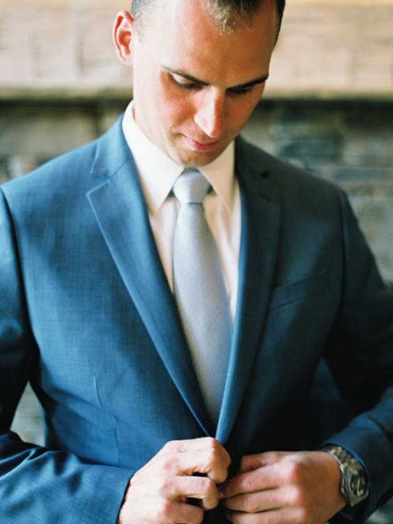 dusty blue bridegroom tie for dusty blue wedding themes for 2023 dusty blue coral and peach