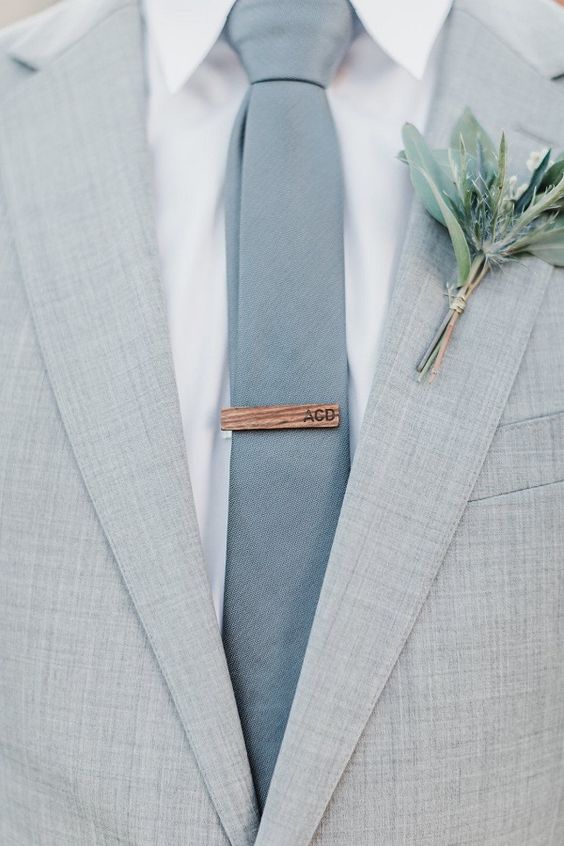 dusty blue bridegroom tie for dusty blue wedding themes for 2023 dusty blue green and white