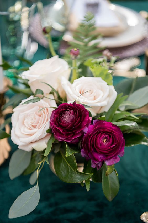 emerald green wedding tablecloth purple and white flower centerpieces for emerald green wedding color schemes for 2024 emerald green and purple