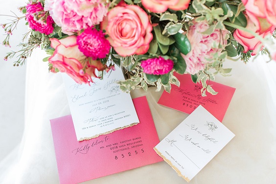 pink wedding invitations for emerald green wedding color schemes for 2024 emerald green and shades of pink