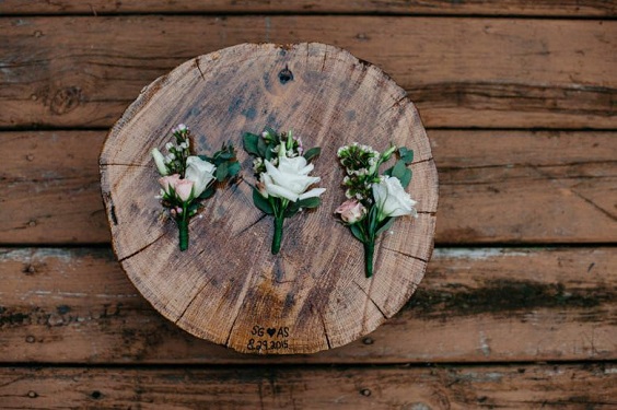 boutonnieres for 8 awesome outdoor wedding venue ideas 2024 woods wedding