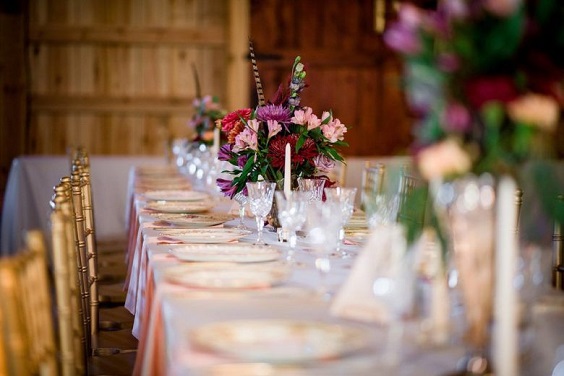 wedding reception table for 8 awesome outdoor wedding venue ideas 2024 mountain wedding