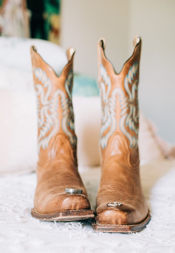 boots for bride for green boho wedding colors 2024