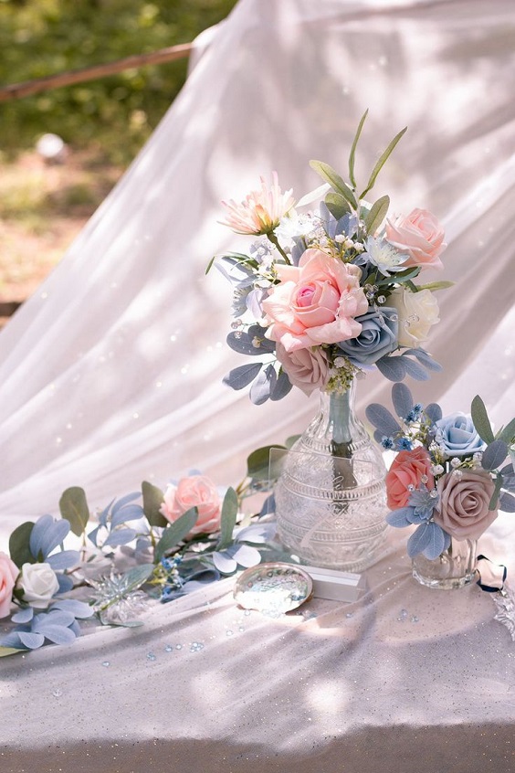 dusty rose and lilac flowers for 8 popular may wedding color ideas 2024 dusty rose lilac and blue wedding