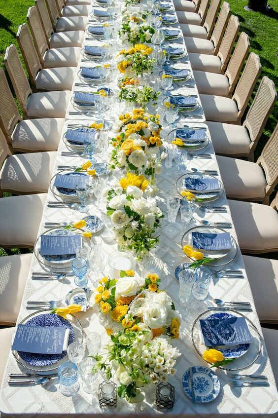 sunflower centerpieces for 8 awesome sunflower wedding color ideas 2024 dusty blue