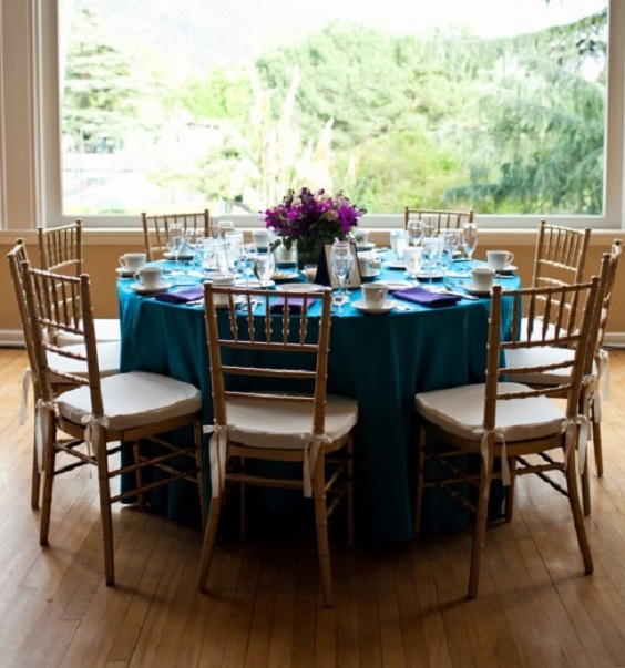 Wedding Table Cloth Purple Wedding Napkins for Teal and Purple Wedding Color Combos 2024