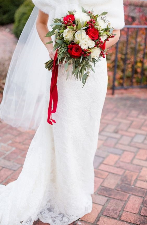 Luxury Red Mermaid Wedding Dresses Long Sleeve Ruffles Lace Beaded Bridal  Gowns | eBay