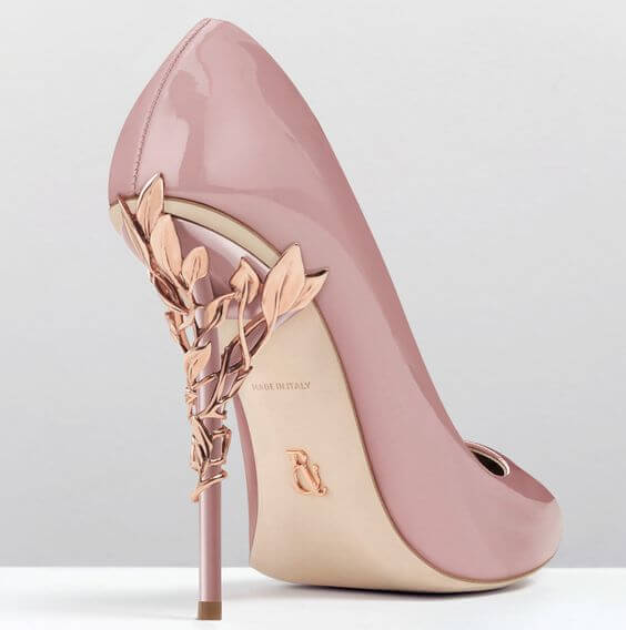 Wedding shoes for Dusty rose pink wedding