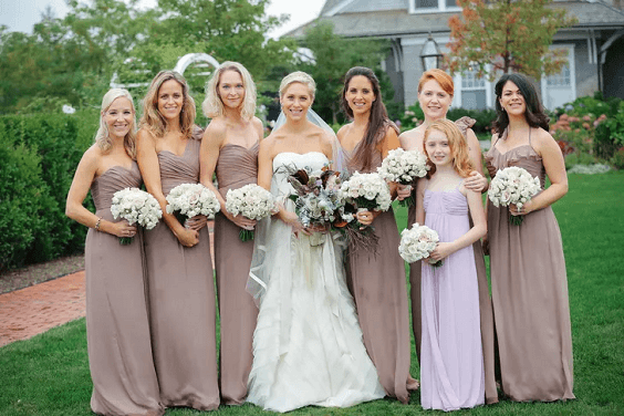 mushroom bridesmaid dresses light purple junior bridesmaid dress white bridal gown for march wedding colors combos for 2024 mushroom and champagne
