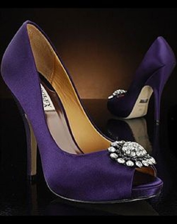 royal purple wedding shoes with silver diamonds for purple wedding colors combos for 2024 royal purple and chalk violet