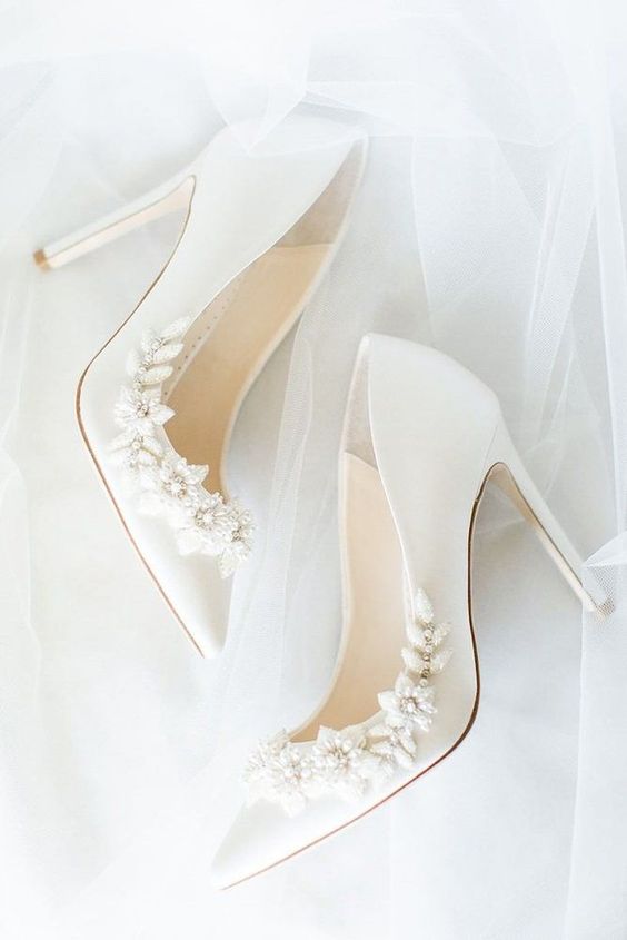 b2672 white bridal shoes for july wedding colors combos for 2024 white and greenery