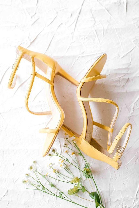 yellow wedding shoes for july wedding colors combos for 2024 pastel yellow and ivory