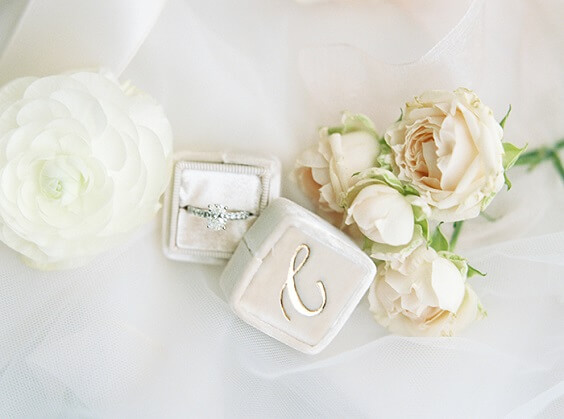 wedding ring for spring dusty rose wedding