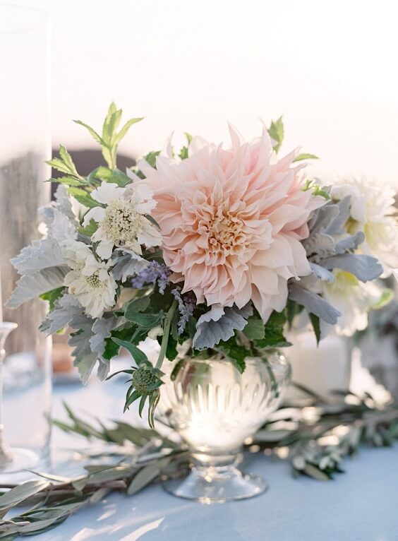 light blue and pastel pink centerpieces for fall light blue ivory and pastel pink wedding
