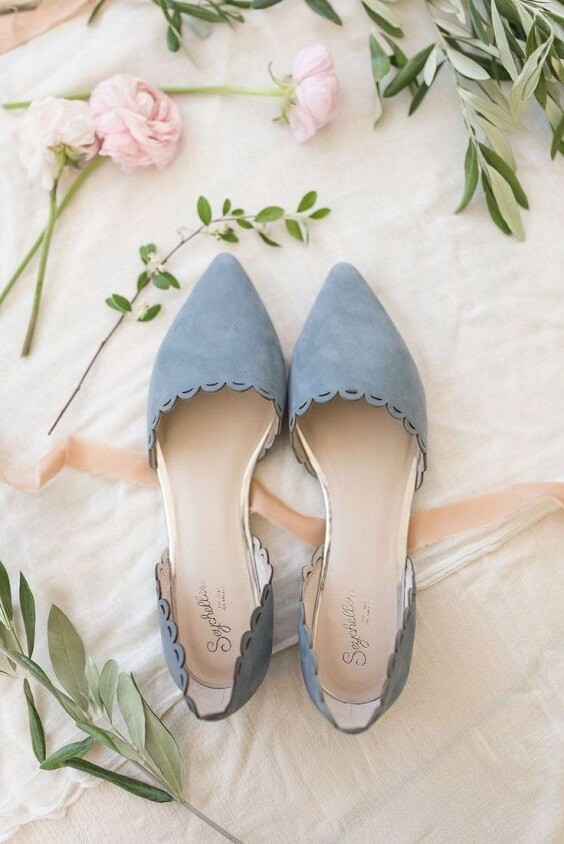 dusty blue wedding shoes for spring dusty blue wedding