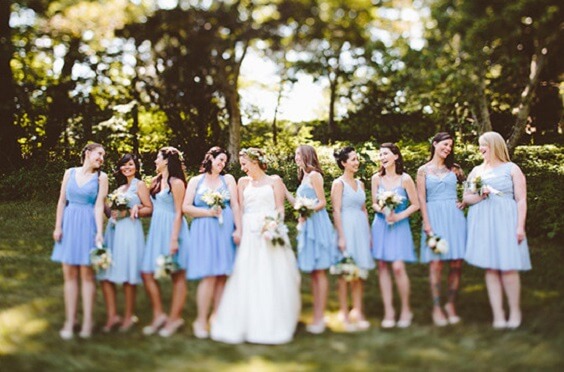 Bridesmaid Dresses for Blue August wedding