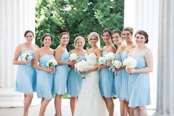 Bridesmaid Dresses for Blue August wedding