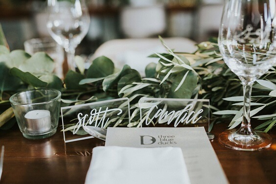 centerpieces for black and green wedding 2019