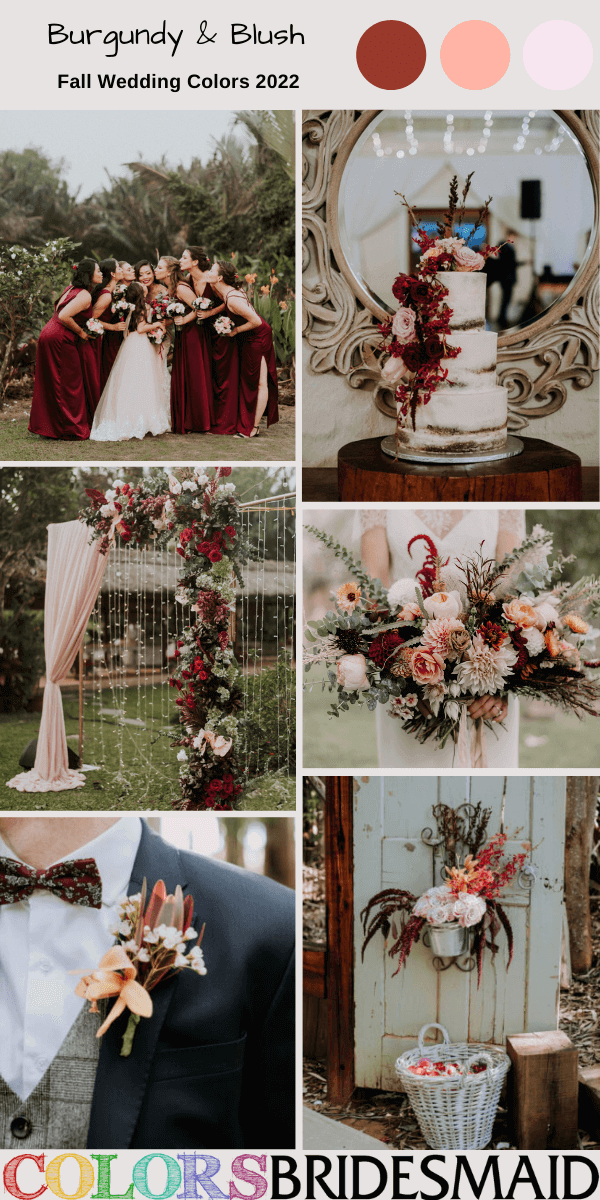 Fall Wedding Color Palettes for 2022 ...