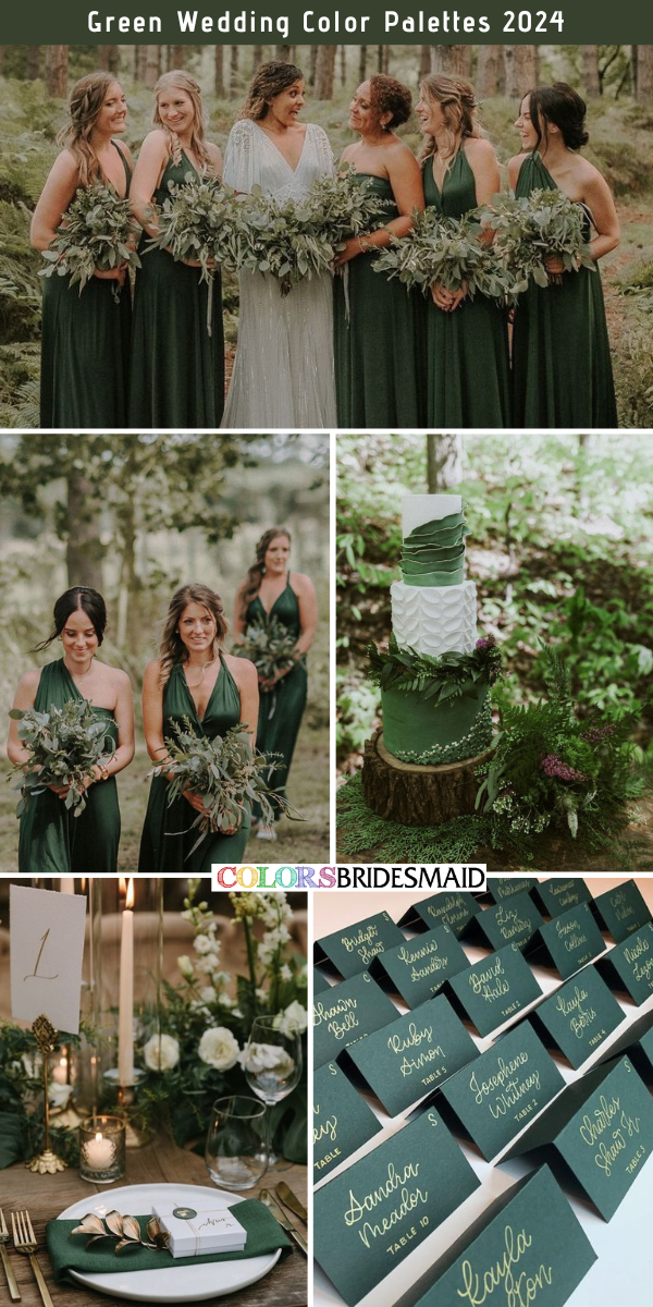 7 Popular Green Wedding Color Combos for 2024 - ColorsBridesmaid