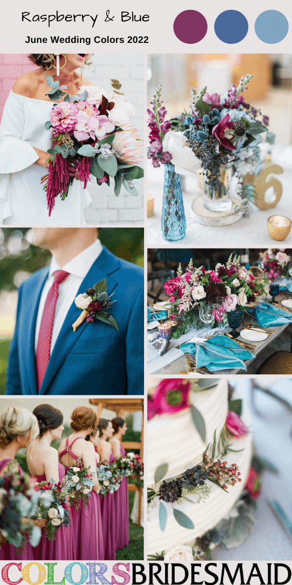 Best 8 June Wedding Color Combos for 2022 - ColorsBridesmaid