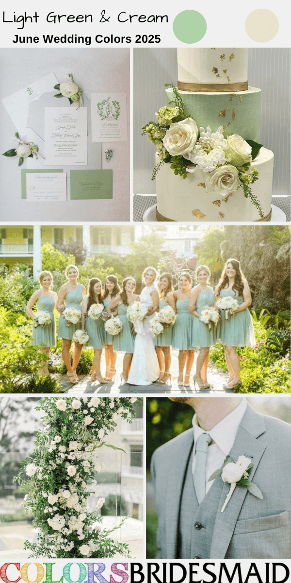 Top 8 June Wedding Color Combos for 2025 to Inspire Your Big Day