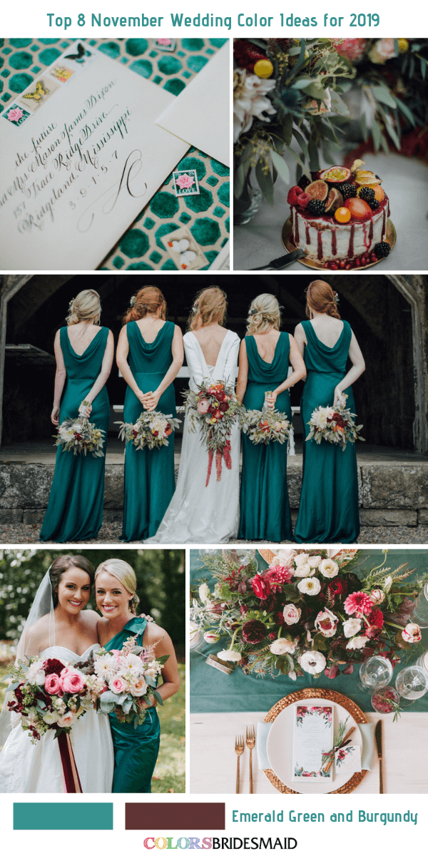 Top 8 November Wedding Color Ideas For 2019 Colorsbridesmaid,What Is The Best Color For Curly Hair