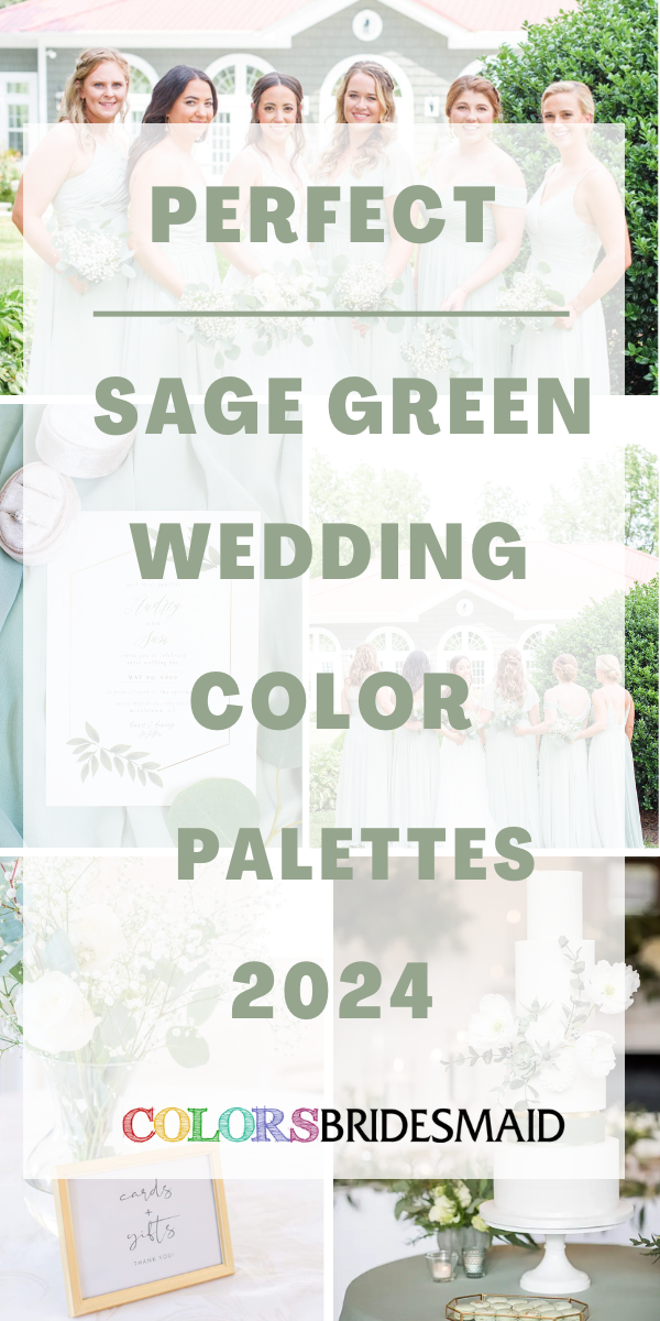 Sage Green and Dusty Rose Wedding Color Palettes 2024, Sage Green