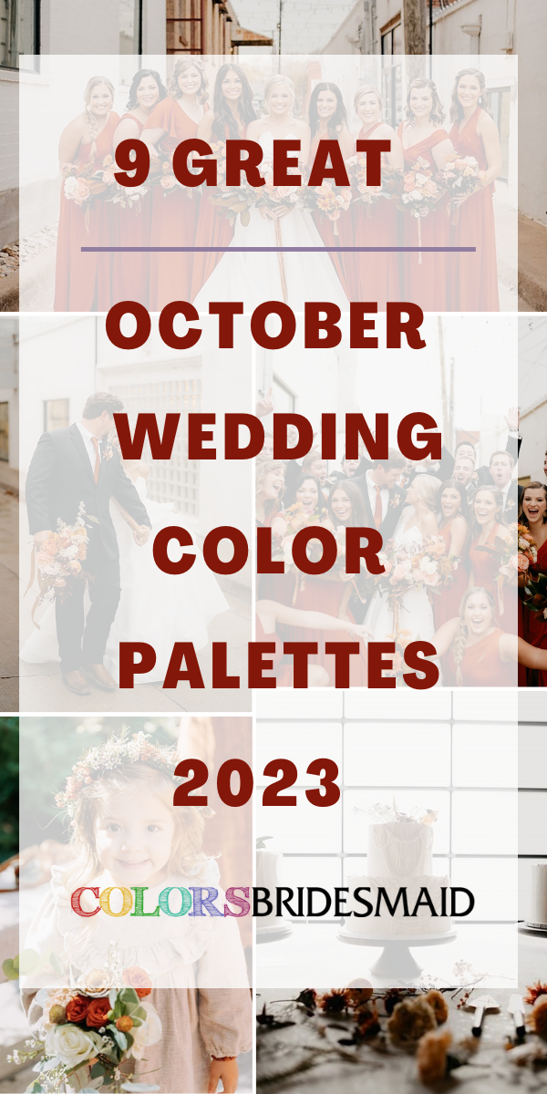 8 Great October Wedding Color Combos for 2023