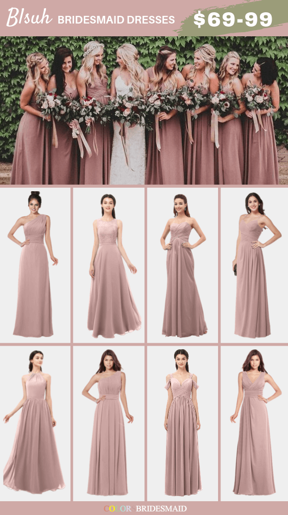 ColsBM blush bridesmaid dresses