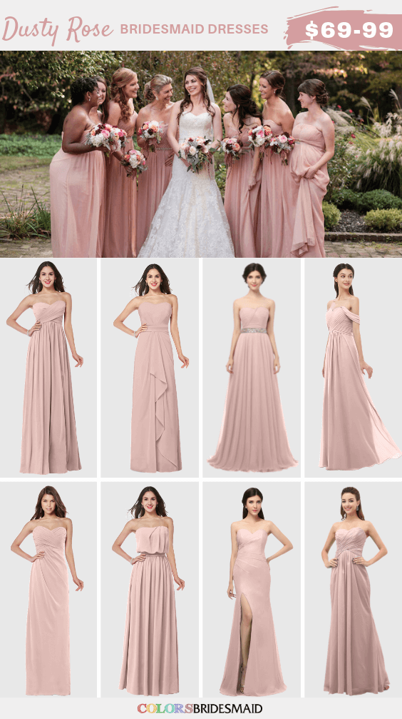 ColsBM dusty rose bridesmaid dresses