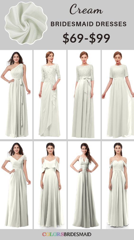ColsBM cream bridesmaid dresses