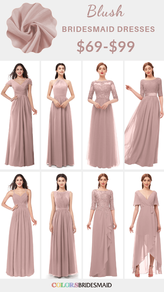 ColsBM blush bridesmaid dresses