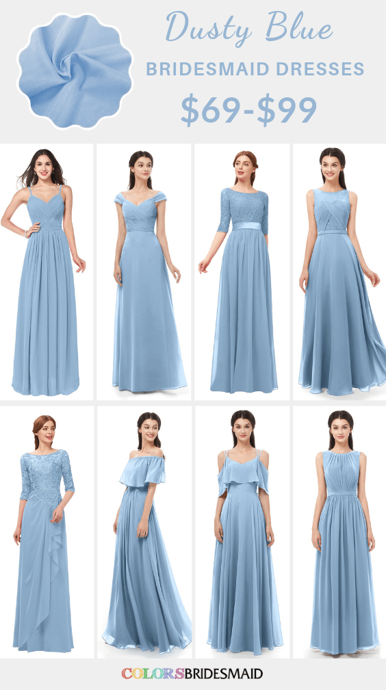 ColsBM dusty blue blue bridesmaid dresses