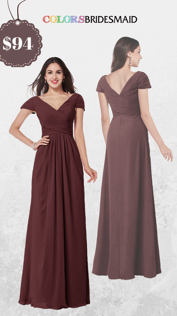 ColsBM Evie Burgundy Bridesmaid Dresses