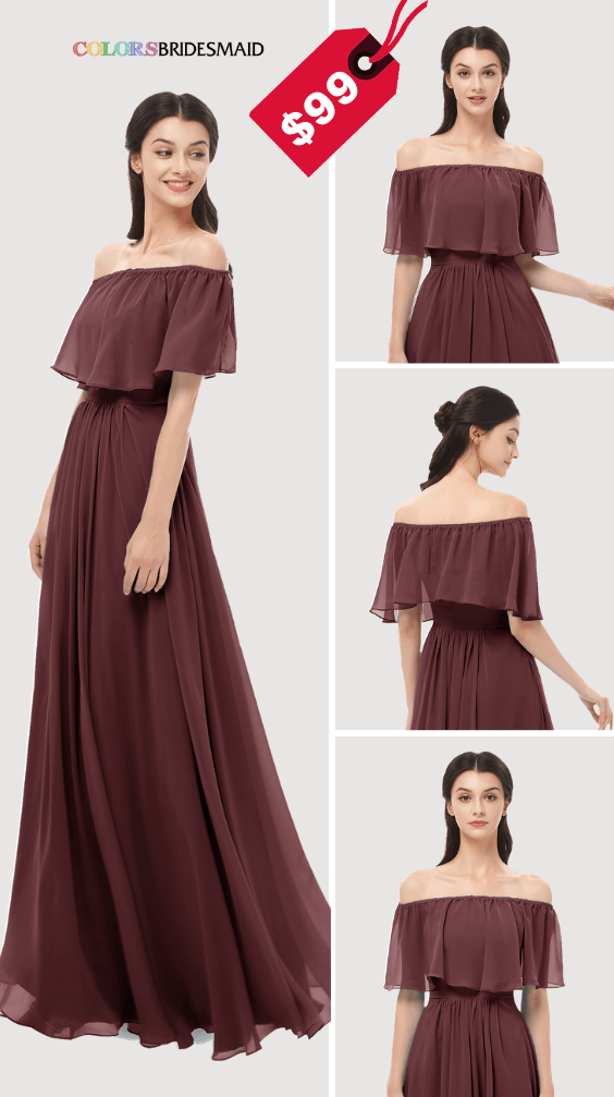 ColsBM Hana Burgundy Bridesmaid Dresses