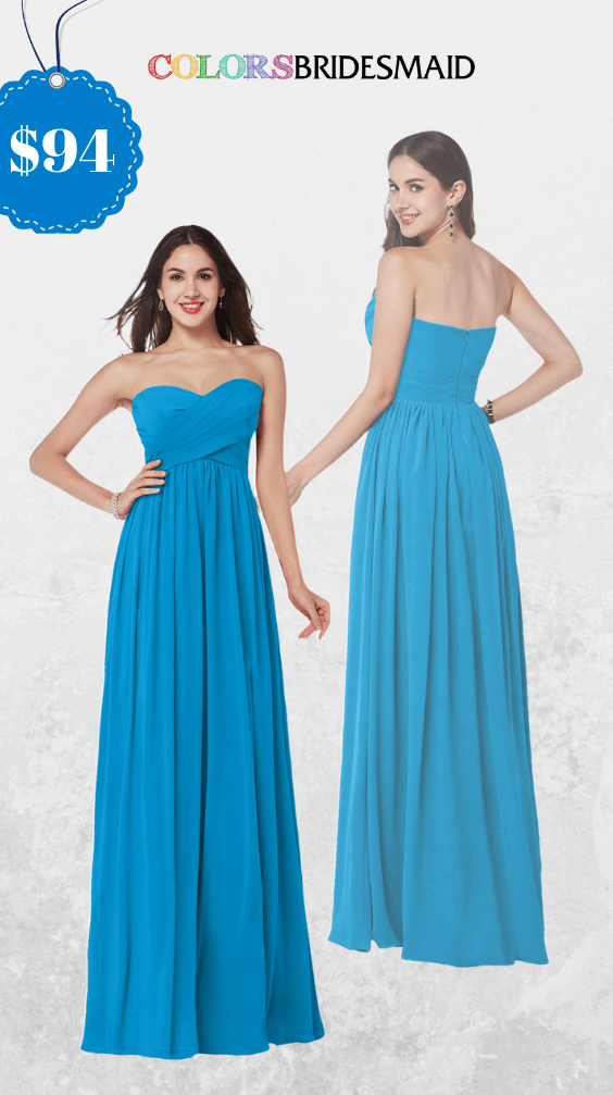 ColsBM Leyla Cornflower Blue Bridesmaid Dresses