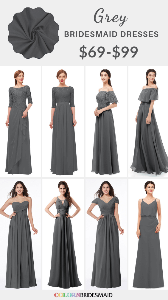 ColsBM Grey bridesmaid dresses