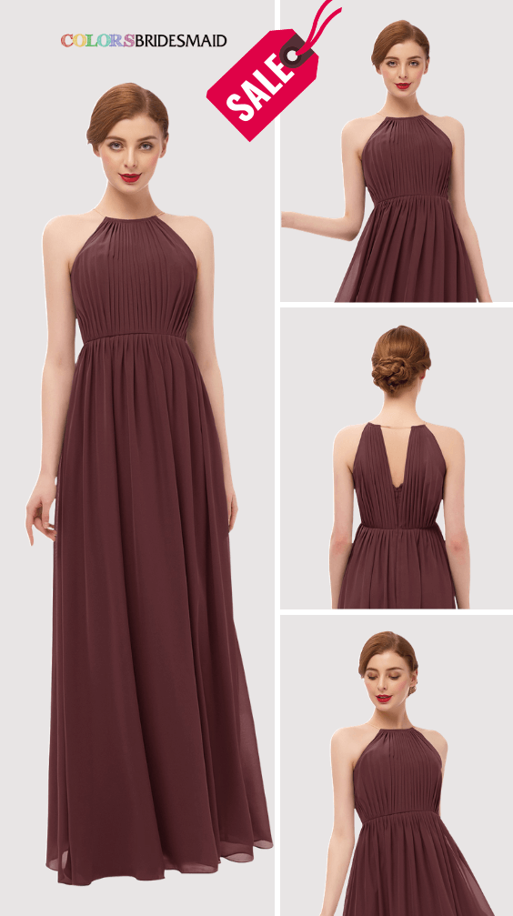 ColsBM Peyton Burgundy Bridesmaid Dresses
