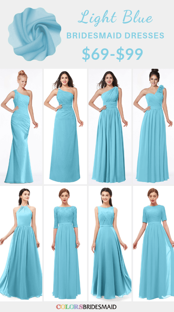 ColsBM Light Blue bridesmaid dresses