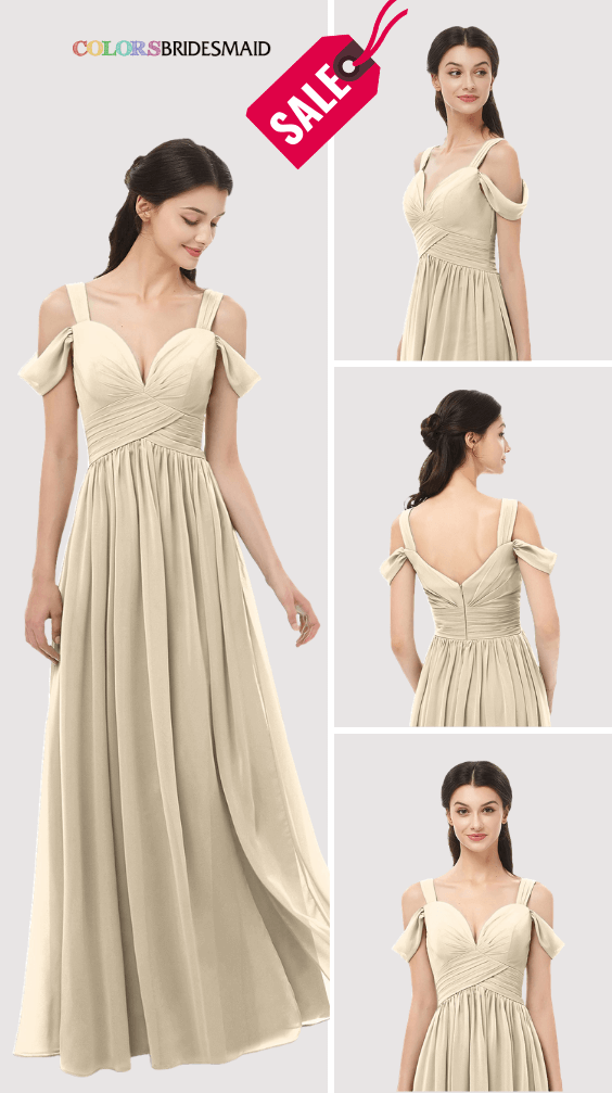 ColsBM Raven Champagne Bridesmaid Dresses