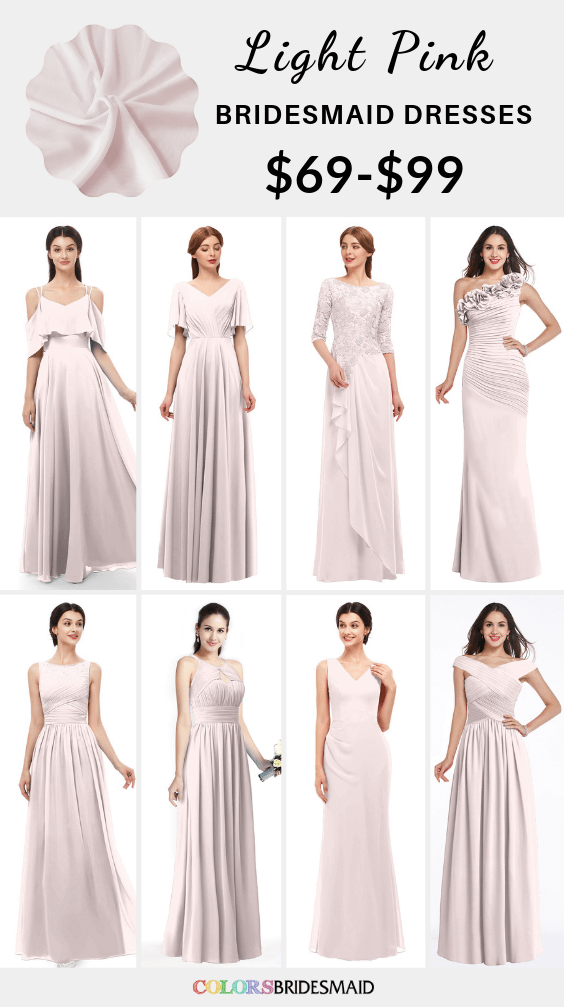 ColsBM Light Pink bridesmaid dresses