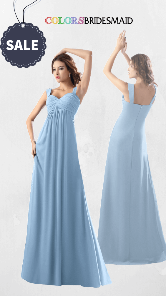 ColsBM Diana Dusty Blue Bridesmaid Dresses